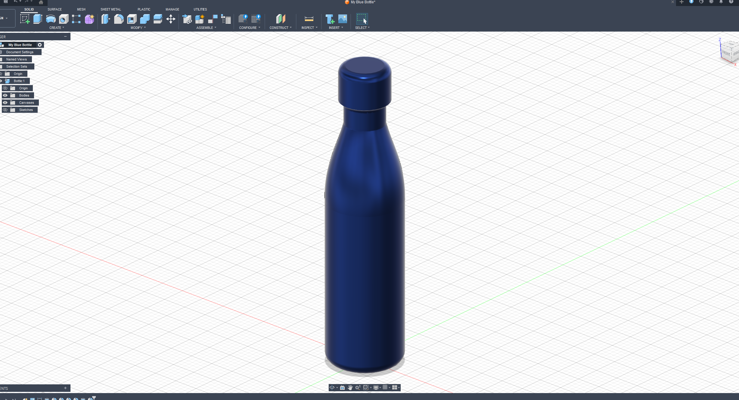 Blue Bottle CAD